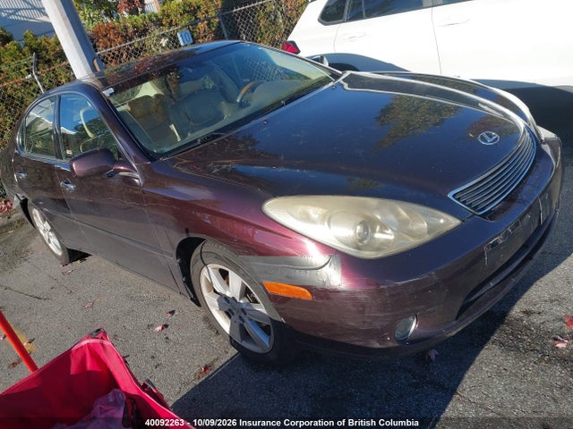 2005 Lexus Es330 მანქანა იყიდება აუქციონზე, vin: JTHBA30G055065685, აუქციონის ნომერი: 40092263
