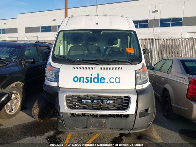 Продажа на аукционе авто 2020 Ram Promaster 3500 High Roof Extended 159 In. Wb, vin: 3C6URVJG0LE145512, номер лота: 40092273