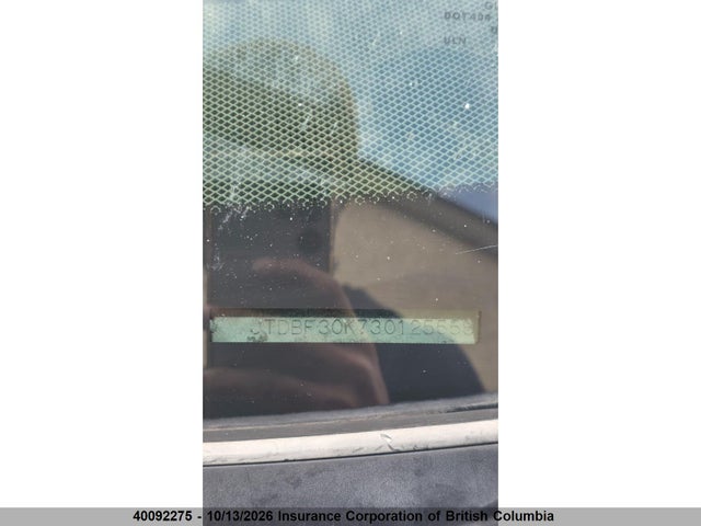 Aukcja sprzedaży 2003 Toyota Camry, vin: JTDBF30K730125558, numer aukcji: 40092275