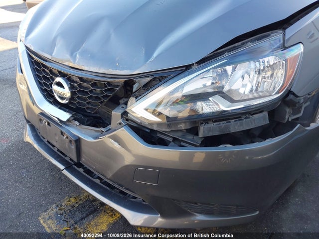 40092294 :رقم المزاد ، 3N1AB7APXHL664102 vin ، 2017 Nissan Sentra S/sv/sr/sl مزاد بيع