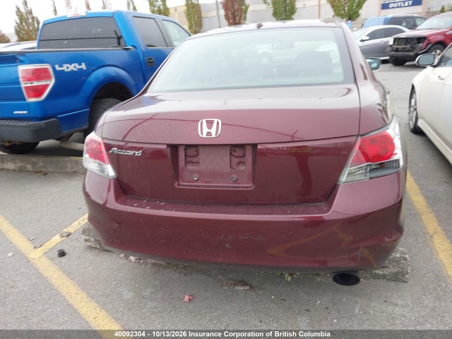 Aukcja sprzedaży 2008 Honda Accord Exl, vin: 1HGCP26858A804092, numer aukcji: 40092304