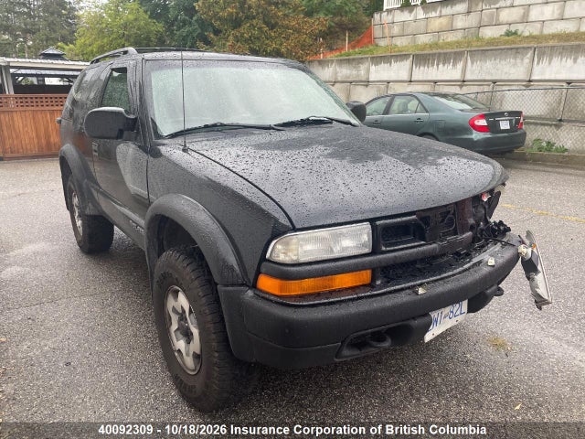 Aukcja sprzedaży 2001 Chevrolet Blazer, vin: 1GNCT18W31K171311, numer aukcji: 40092309
