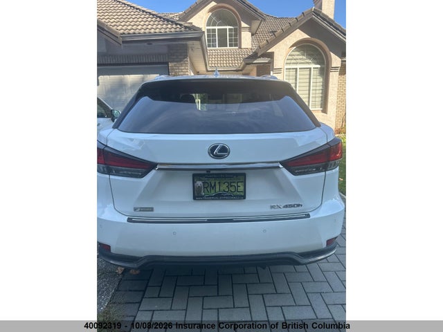 Aukcja sprzedaży 2020 Lexus Rx 450h F Sport, vin: 2T2YGMDA1LC048105, numer aukcji: 40092319