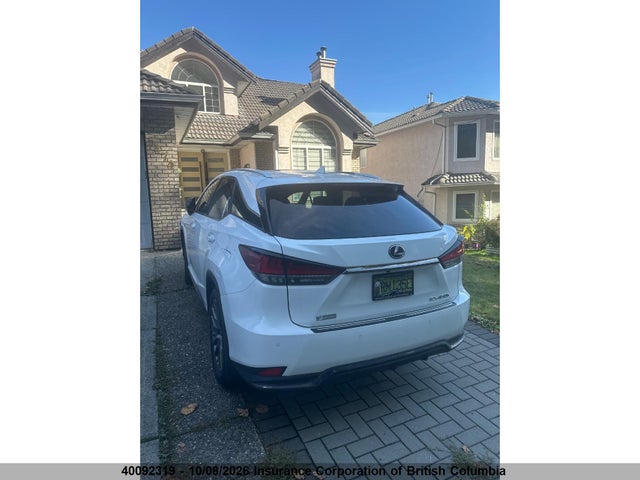 Aukcja sprzedaży 2020 Lexus Rx 450h F Sport, vin: 2T2YGMDA1LC048105, numer aukcji: 40092319