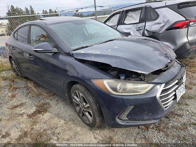2017 Hyundai Elantra Se/value/limited მანქანა იყიდება აუქციონზე, vin: KMHD84LF4HU098368, აუქციონის ნომერი: 40092321