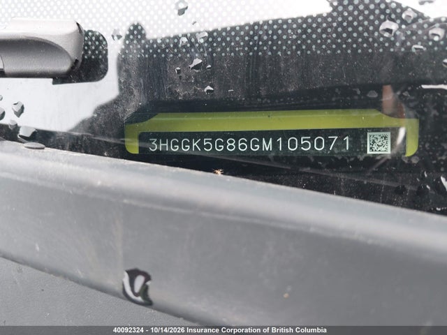 3HGGK5G86GM105071 Honda Fit