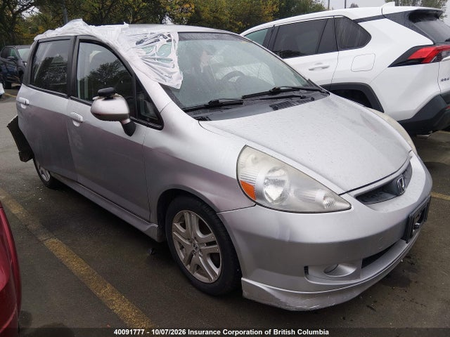 2007 Honda Fit S მანქანა იყიდება აუქციონზე, vin: JHMGD38607S814420, აუქციონის ნომერი: 40091777
