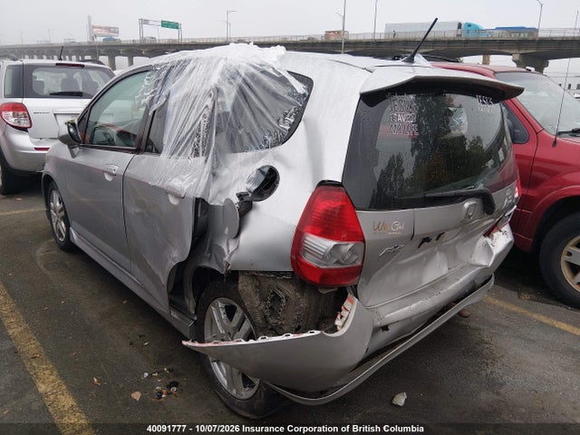 2007 Honda Fit S მანქანა იყიდება აუქციონზე, vin: JHMGD38607S814420, აუქციონის ნომერი: 40091777
