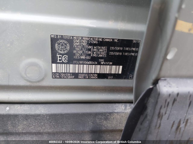 Aukcja sprzedaży 2019 Toyota Rav4, vin: 2T3J1RFV5KW065434, numer aukcji: 40092332