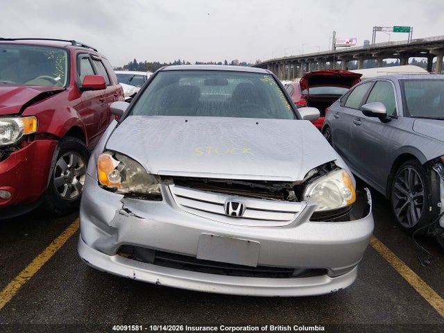 40091581 :رقم المزاد ، 2HGES15623H928025 vin ، 2003 Honda Civic Lx مزاد بيع