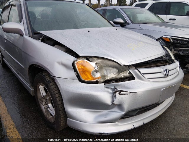 40091581 :رقم المزاد ، 2HGES15623H928025 vin ، 2003 Honda Civic Lx مزاد بيع