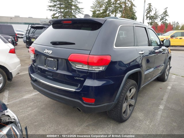 Продажа на аукционе авто 2016 Jeep Grand Cherokee Limited, vin: 1C4RJFBG1GC431442, номер лота: 40088411