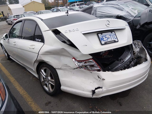 2010 Mercedes-benz C 300 4matic მანქანა იყიდება აუქციონზე, vin: WDDGF8BB5AF501884, აუქციონის ნომერი: 40091584