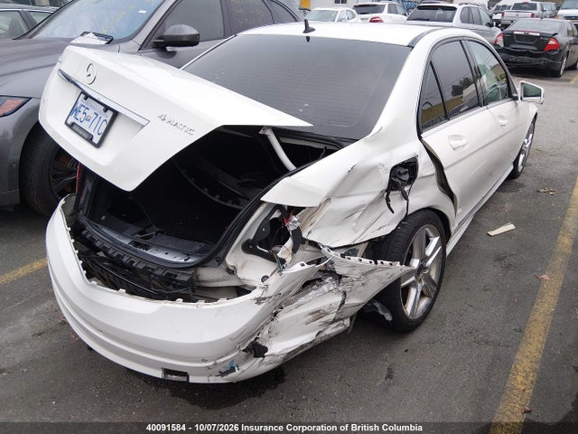 2010 Mercedes-benz C 300 4matic მანქანა იყიდება აუქციონზე, vin: WDDGF8BB5AF501884, აუქციონის ნომერი: 40091584