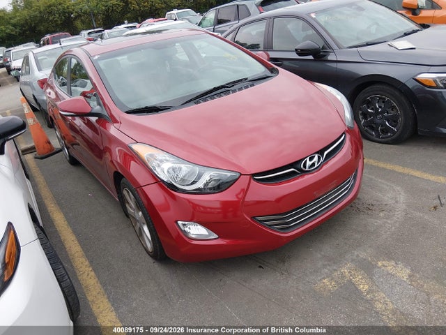 Aukcja sprzedaży 2013 Hyundai Elantra Limited, vin: 5NPDH4AE1DH450891, numer aukcji: 40089175