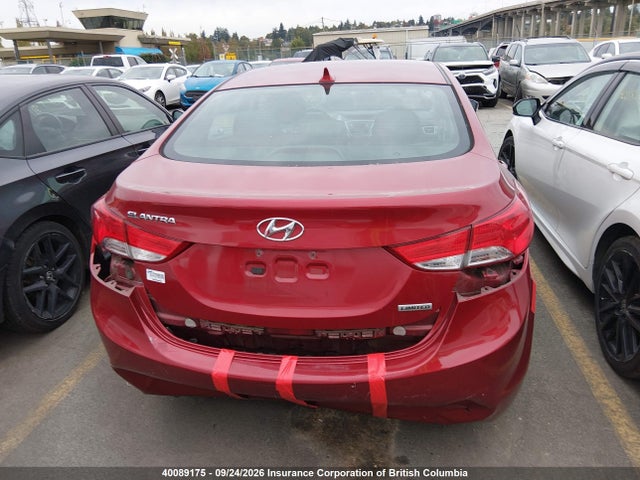 Aukcja sprzedaży 2013 Hyundai Elantra Limited, vin: 5NPDH4AE1DH450891, numer aukcji: 40089175