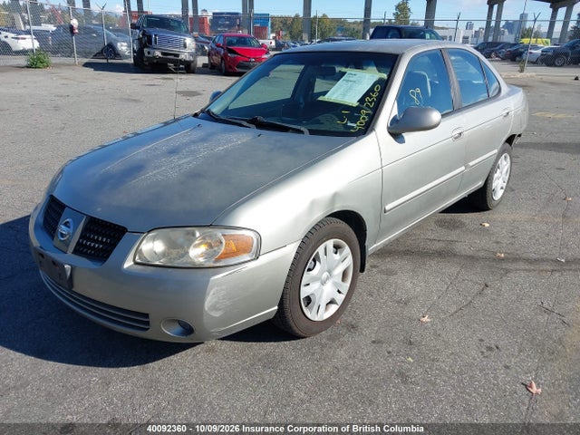 2004 Nissan Sentra 1.8/1.8s მანქანა იყიდება აუქციონზე, vin: 3N1CB51D44L862736, აუქციონის ნომერი: 40092360