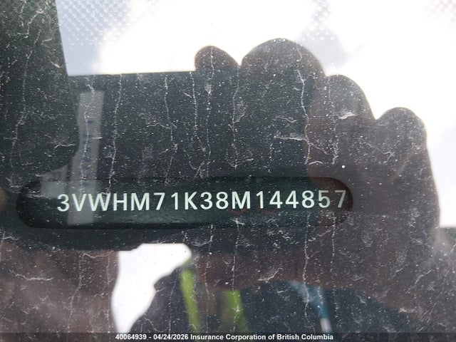 Продаж на аукціоні авто 2008 Volkswagen Jetta S, vin: 3VWHM71K38M144857, номер лоту: 40064939