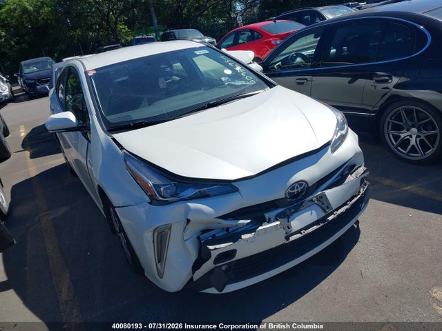 40080193 :رقم المزاد ، JTDL9RFU3L3019081 vin ، 2020 Toyota Prius Le/xle مزاد بيع