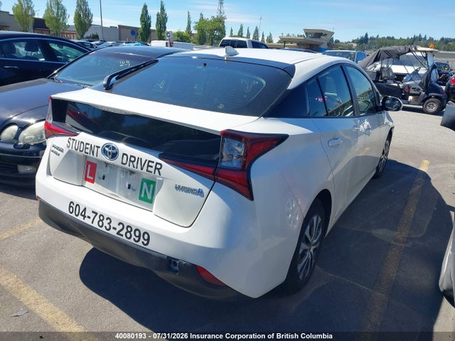 Aukcja sprzedaży 2020 Toyota Prius Le/xle, vin: JTDL9RFU3L3019081, numer aukcji: 40080193