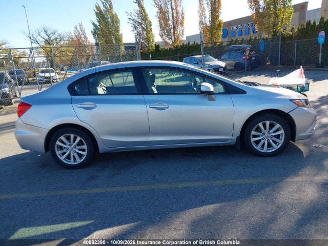 40092390 :رقم المزاد ، 2HGFB2F55CH103323 vin ، 2012 Honda Civic مزاد بيع