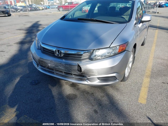 40092390 :رقم المزاد ، 2HGFB2F55CH103323 vin ، 2012 Honda Civic مزاد بيع