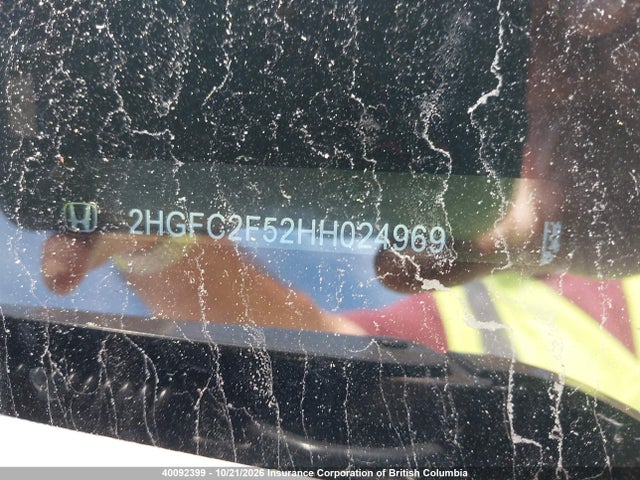 2HGFC2F52HH024969 Honda Civic