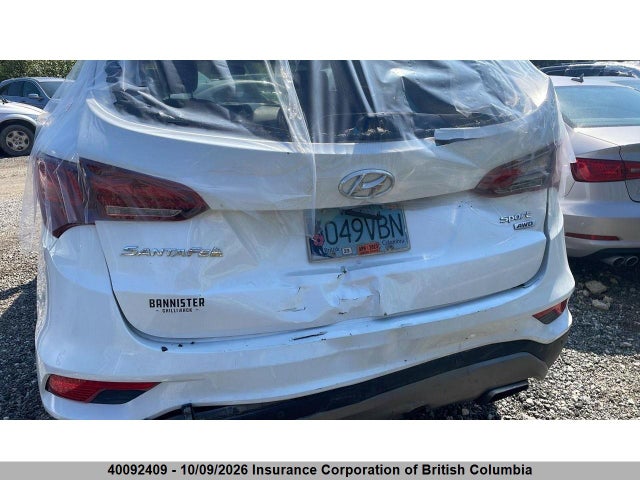 40092409 :رقم المزاد ، 5XYZUDLB2HG469757 vin ، 2017 Hyundai Santa Fe Sport مزاد بيع