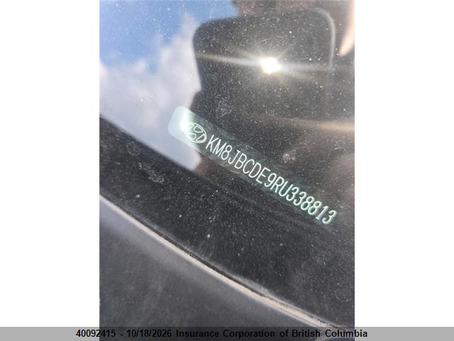 KM8JBCDE9RU338813 Hyundai TUCSON SEL