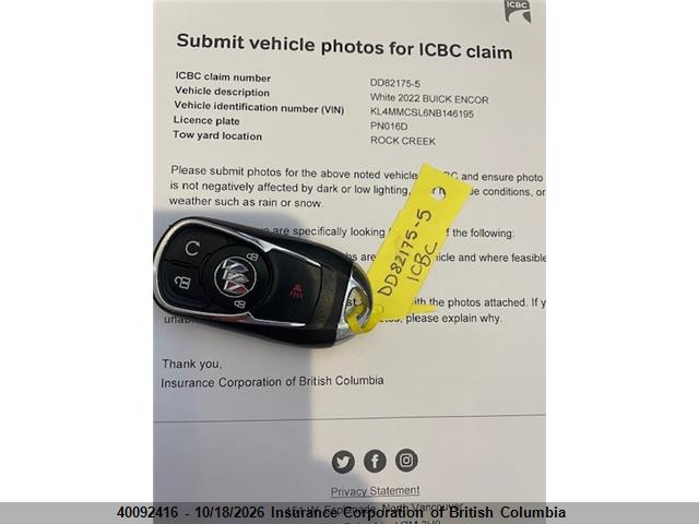 Buick Encore Gx Preferred 2022 KL4MMCSL6NB146195 Image 21