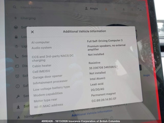 Tesla MODEL 3 2019 5YJ3E1EAXKF426014 Image 7