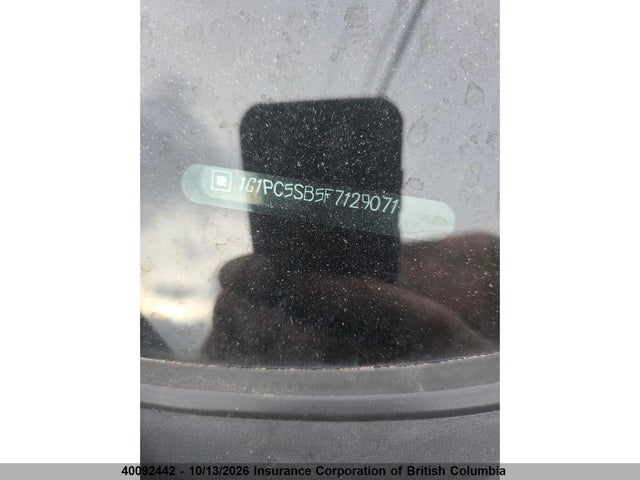 2015 Chevrolet Cruze მანქანა იყიდება აუქციონზე, vin: 1G1PC5SB5F7129071, აუქციონის ნომერი: 40092442