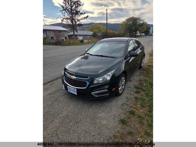 2015 Chevrolet Cruze მანქანა იყიდება აუქციონზე, vin: 1G1PC5SB5F7129071, აუქციონის ნომერი: 40092442