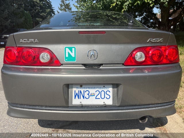 Продажа на аукционе авто 2005 Acura Rsx, vin: JH4DC54805S802449, номер лота: 40092449