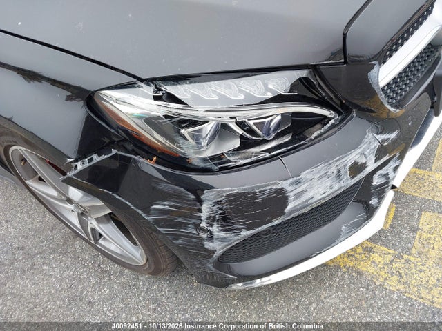 Продаж на аукціоні авто 2018 Mercedes-benz C 300 4matic, vin: WDDWJ4KB4JF662889, номер лоту: 40092451