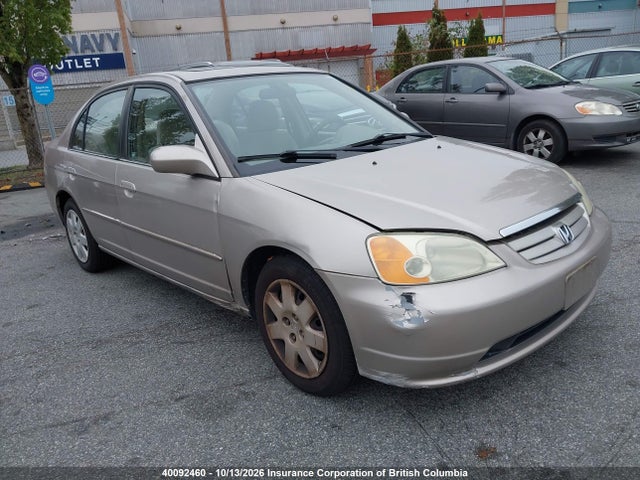 2002 Honda Civic მანქანა იყიდება აუქციონზე, vin: 2HGES26772H523659, აუქციონის ნომერი: 40092460