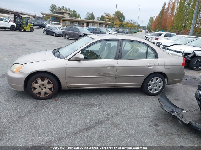 2002 Honda Civic მანქანა იყიდება აუქციონზე, vin: 2HGES26772H523659, აუქციონის ნომერი: 40092460