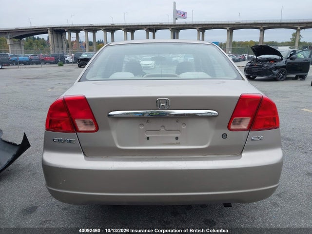 2002 Honda Civic მანქანა იყიდება აუქციონზე, vin: 2HGES26772H523659, აუქციონის ნომერი: 40092460