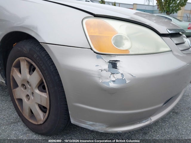 2002 Honda Civic მანქანა იყიდება აუქციონზე, vin: 2HGES26772H523659, აუქციონის ნომერი: 40092460