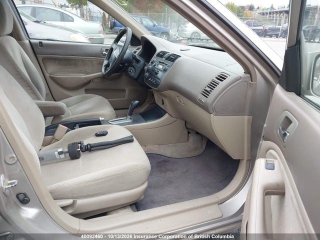 2002 Honda Civic მანქანა იყიდება აუქციონზე, vin: 2HGES26772H523659, აუქციონის ნომერი: 40092460