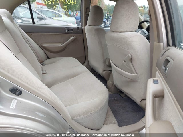 2002 Honda Civic მანქანა იყიდება აუქციონზე, vin: 2HGES26772H523659, აუქციონის ნომერი: 40092460
