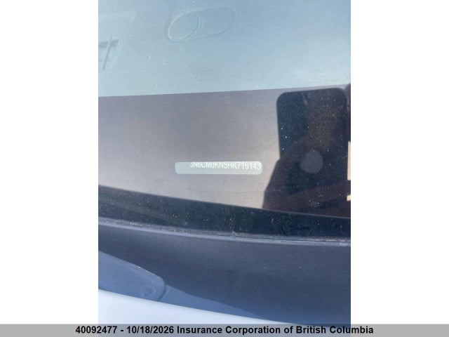 3N6CM0KN5HK719143 Nissan Nv200 2.5s/2.5sv