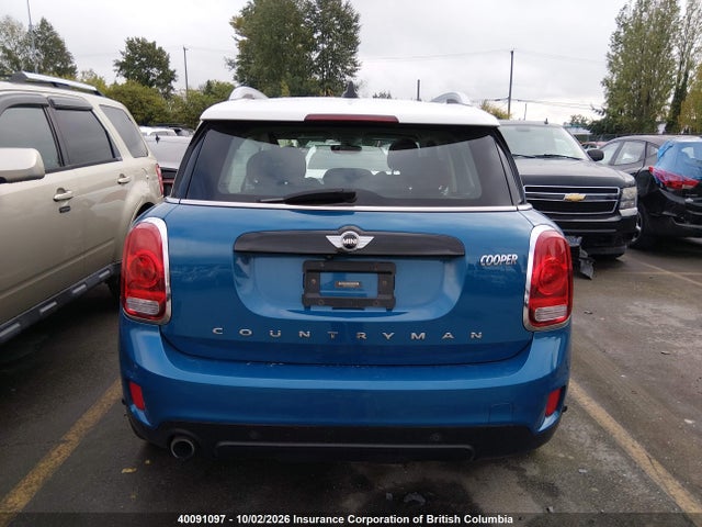Продаж на аукціоні авто 2018 Mini Cooper Countryman All4, vin: WMZYV5C37J3E02740, номер лоту: 40091097