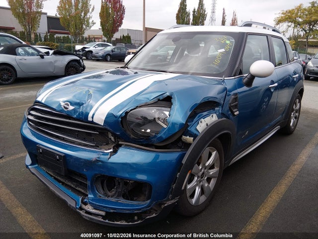Продаж на аукціоні авто 2018 Mini Cooper Countryman All4, vin: WMZYV5C37J3E02740, номер лоту: 40091097