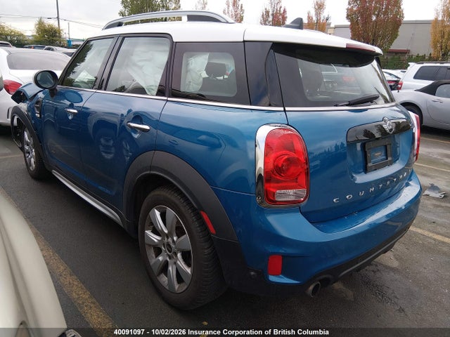 Продаж на аукціоні авто 2018 Mini Cooper Countryman All4, vin: WMZYV5C37J3E02740, номер лоту: 40091097