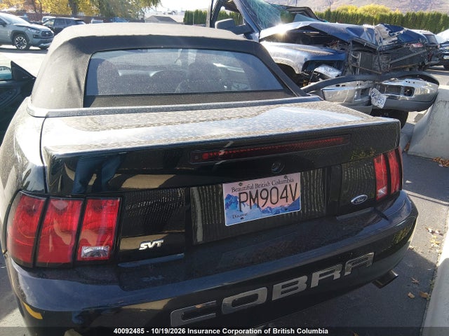 Aukcja sprzedaży 2004 Ford Mustang Cobra Svt, vin: 1FAFP49Y54F188013, numer aukcji: 40092485