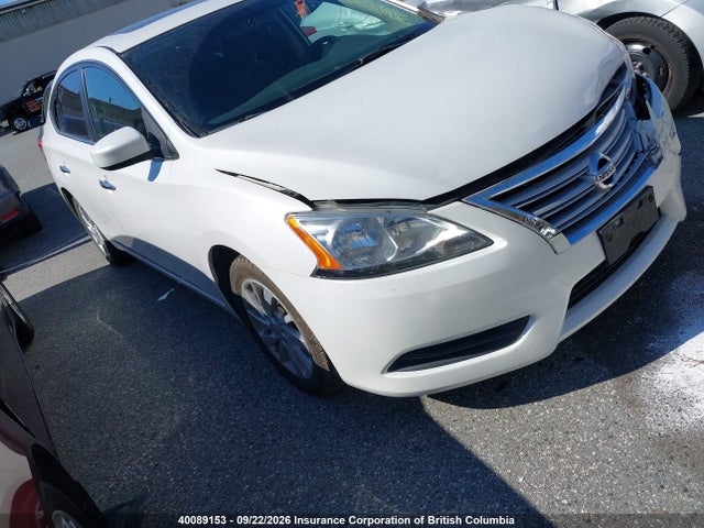 2015 Nissan Sentra S/sv/sr/sl მანქანა იყიდება აუქციონზე, vin: 3N1AB7AP7FL629868, აუქციონის ნომერი: 40089153