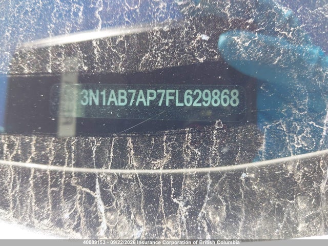 Продаж на аукціоні авто 2015 Nissan Sentra S/sv/sr/sl, vin: 3N1AB7AP7FL629868, номер лоту: 40089153