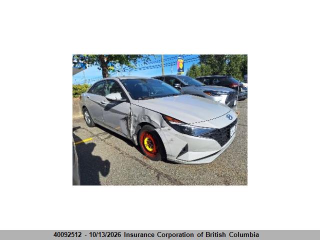 40092512 :رقم المزاد ، KMHLM4AG1NU277272 vin ، 2022 Hyundai Elantra Sel مزاد بيع