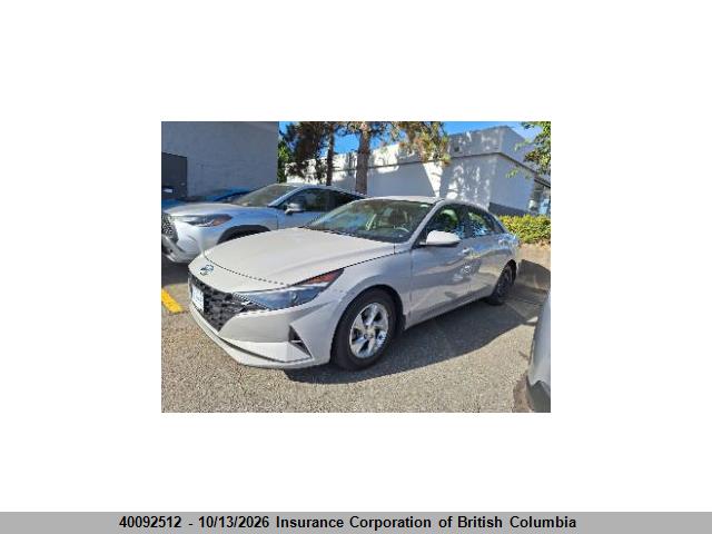 40092512 :رقم المزاد ، KMHLM4AG1NU277272 vin ، 2022 Hyundai Elantra Sel مزاد بيع